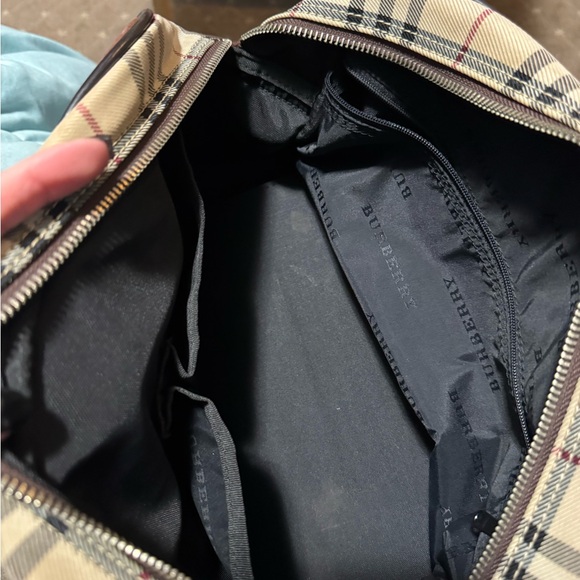 Burberry Nova Check Beige and Brown Plaid Handbag - Picture 10 of 14